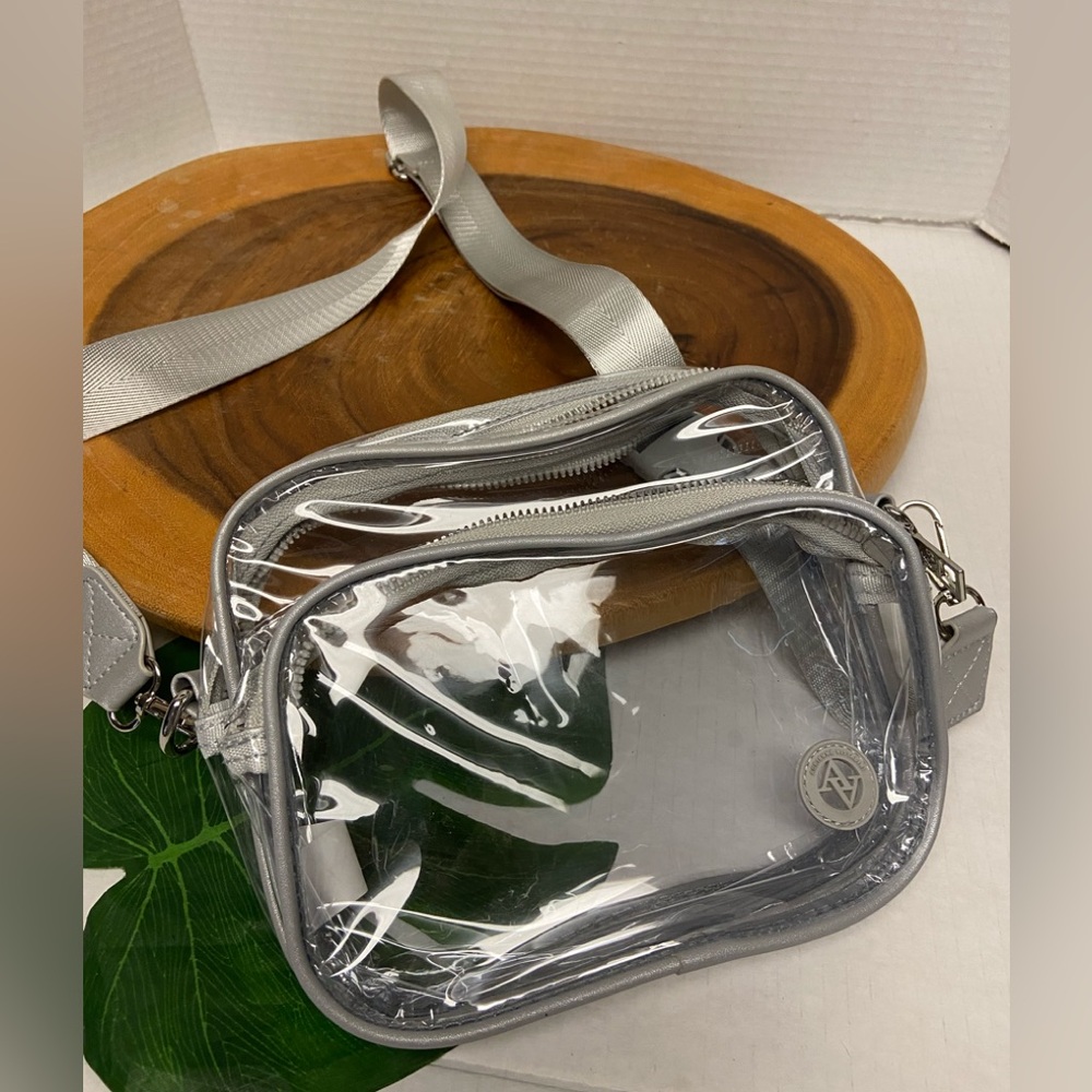 Adrienne Vittadini Clear Camera Crossbody Bag